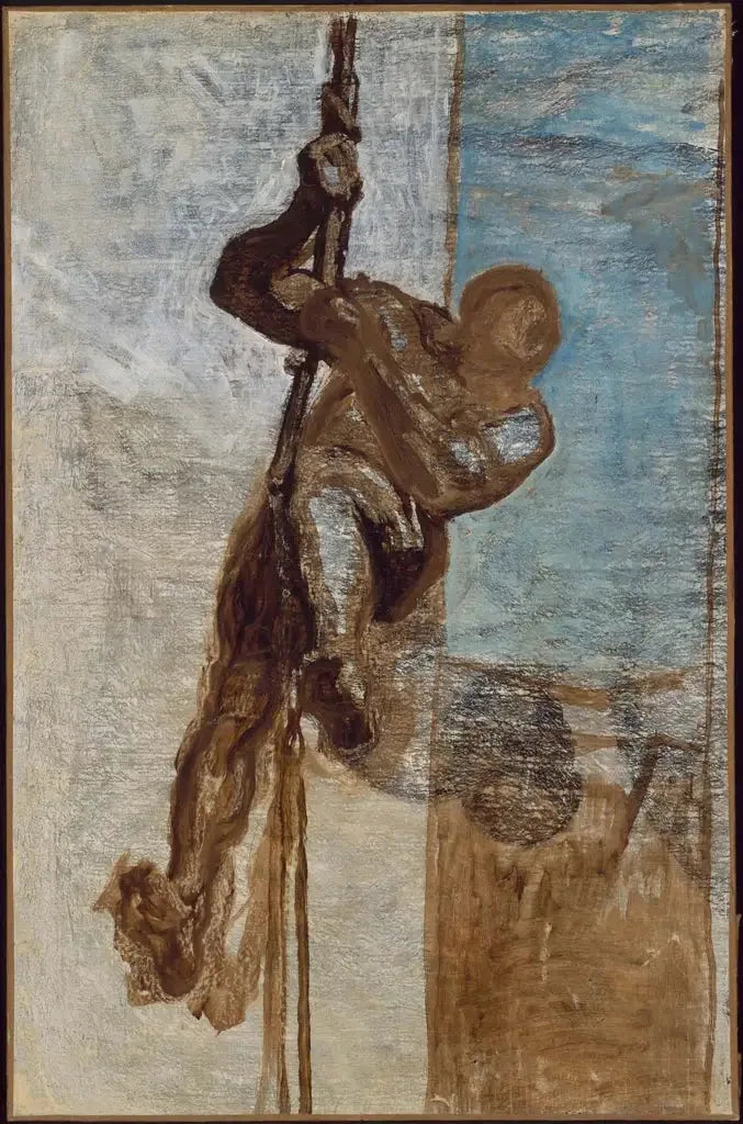 Mannen på en lina - Honoré Daumier