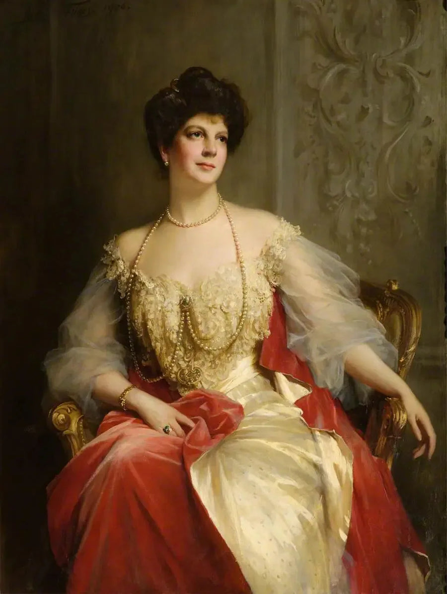 Den ärorika Ethel Louise Forbes-Leith (1872–1930), Lady Forbes Leith - Luke Fildes