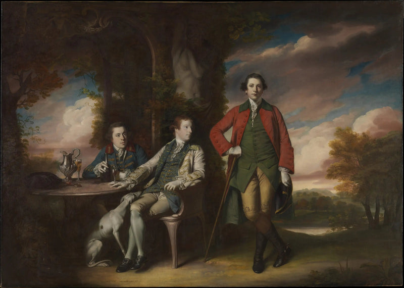 Den ärorike Henry Fane (1739–1802) med Inigo Jones och Charles Blair - Joshua Reynolds