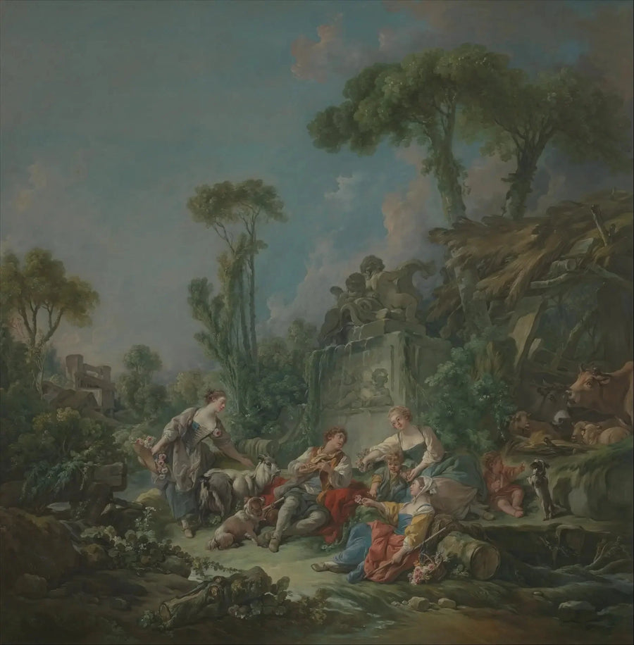  Herdens idyll - François Boucher