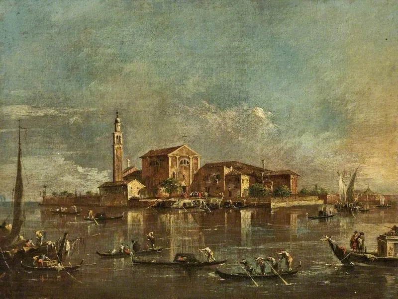 San Giorgio in Alga, Venedig, Italien - Francesco Guardi