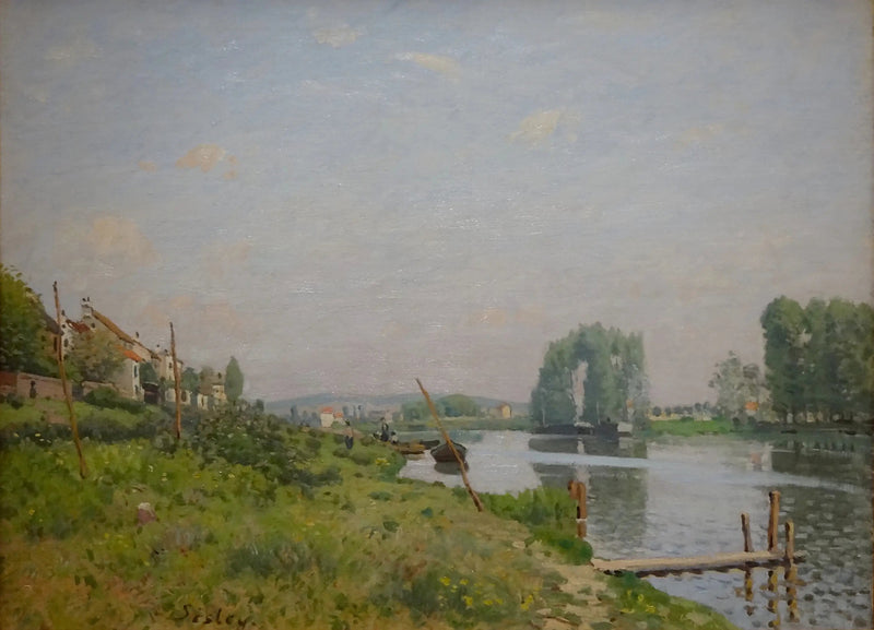Île Saint-Denis - Alfred Sisley