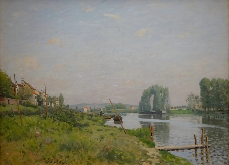 Île Saint-Denis - Alfred Sisley