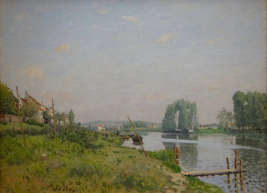 Île Saint-Denis - Alfred Sisley