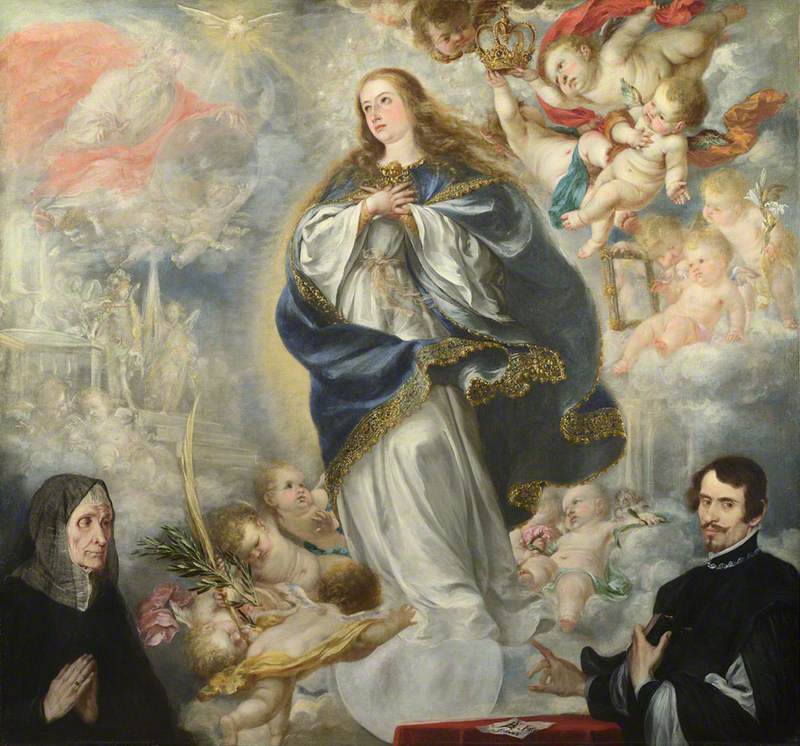 Immaculée Conception med två donatorer - Juan de Valdés Leal