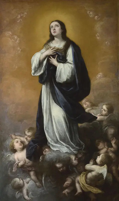 Den obefläckade undfärelsen av Jungfru Maria - Bartolomé Esteban Murillo