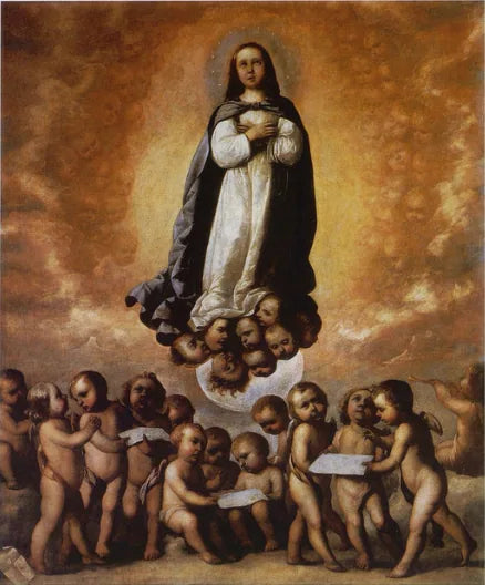 Den obefläckade avjungelsen som barn - Francisco de Zurbarán