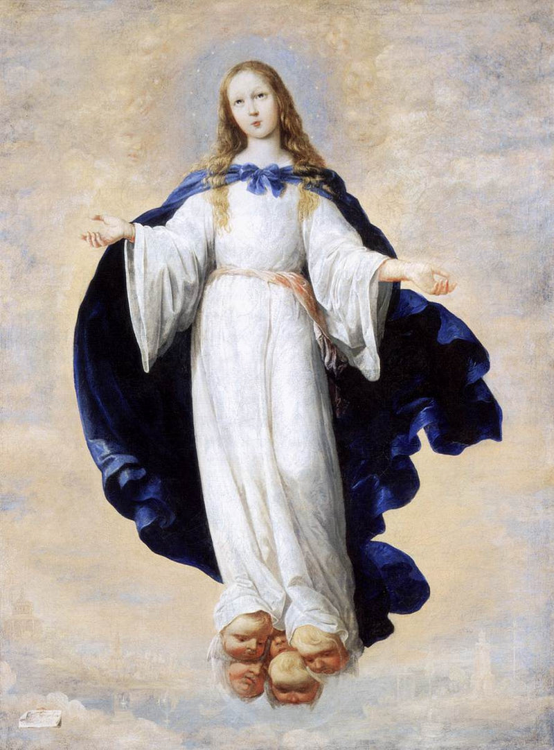 Den orörda befruktelsen - Francisco de Zurbarán