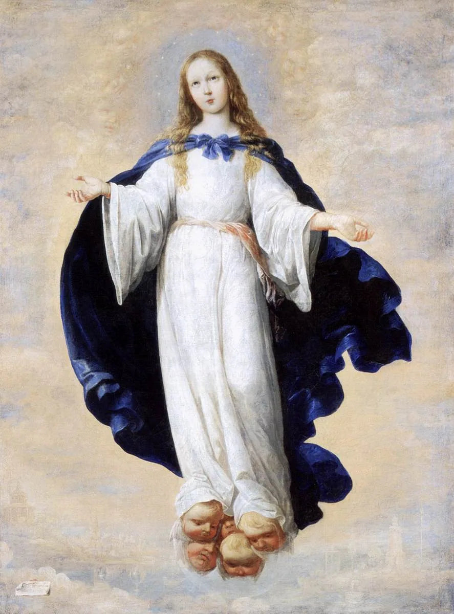 Den orörda befruktelsen - Francisco de Zurbarán