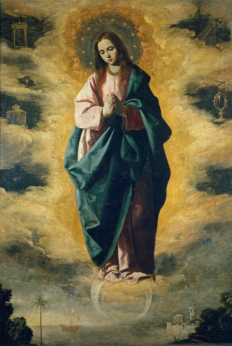 Den orörda befruktelsen - Francisco de Zurbarán