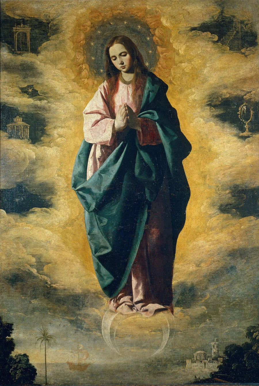 Den orörda befruktelsen - Francisco de Zurbarán