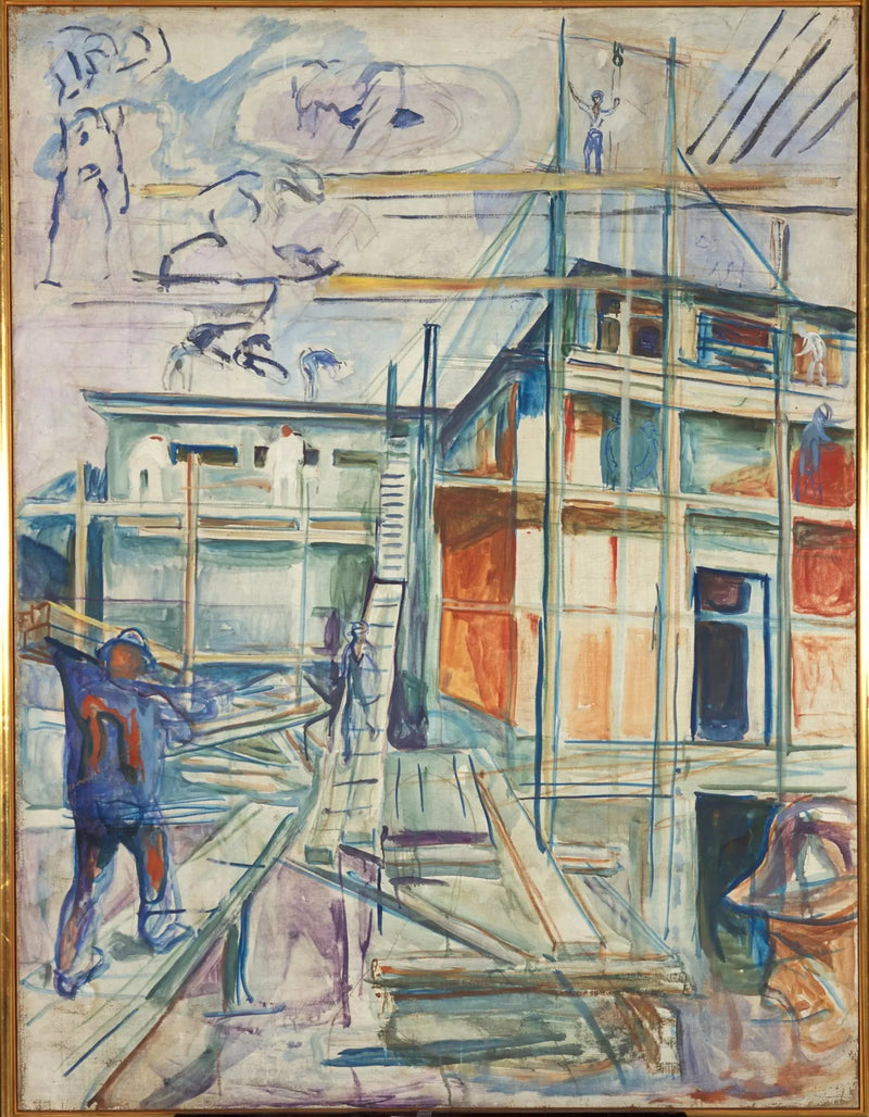 Vinterstudions byggnad - Edvard Munch