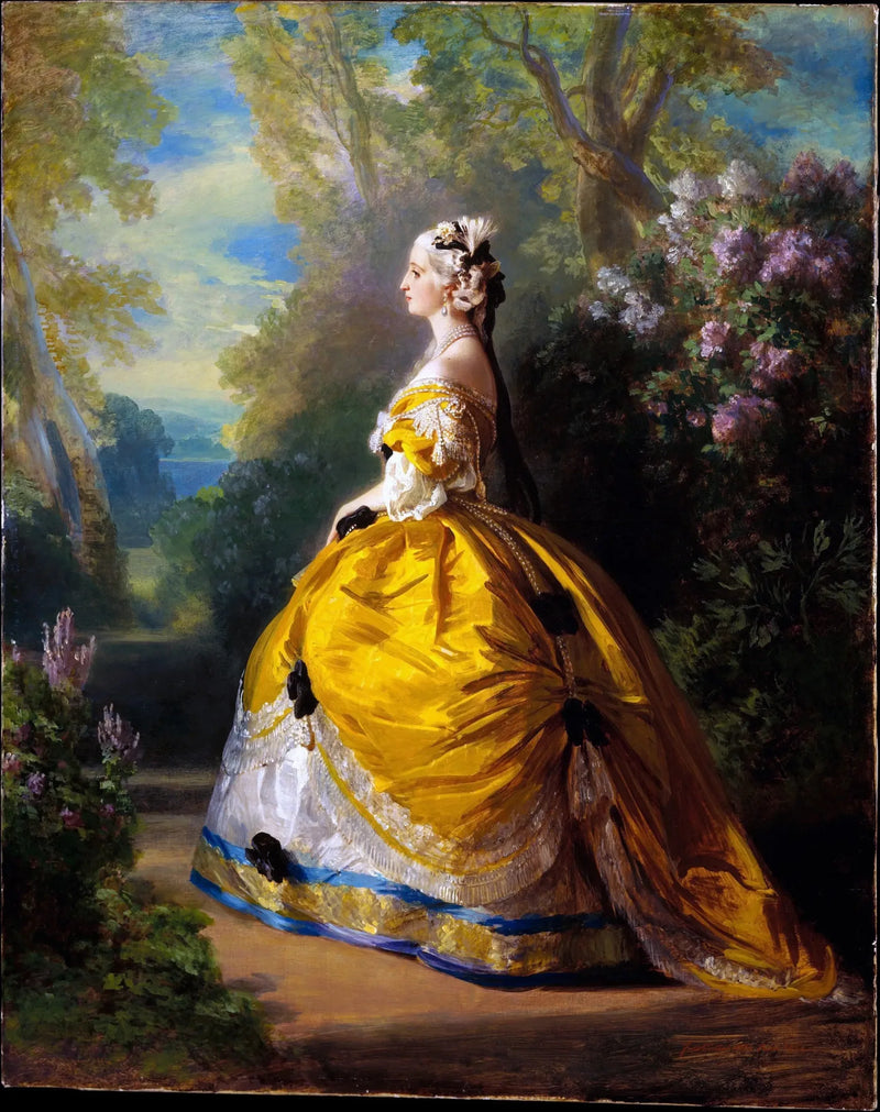 Kejsarinna Eugénie vid Marie Antoinette - Franz Xaver Winterhalter