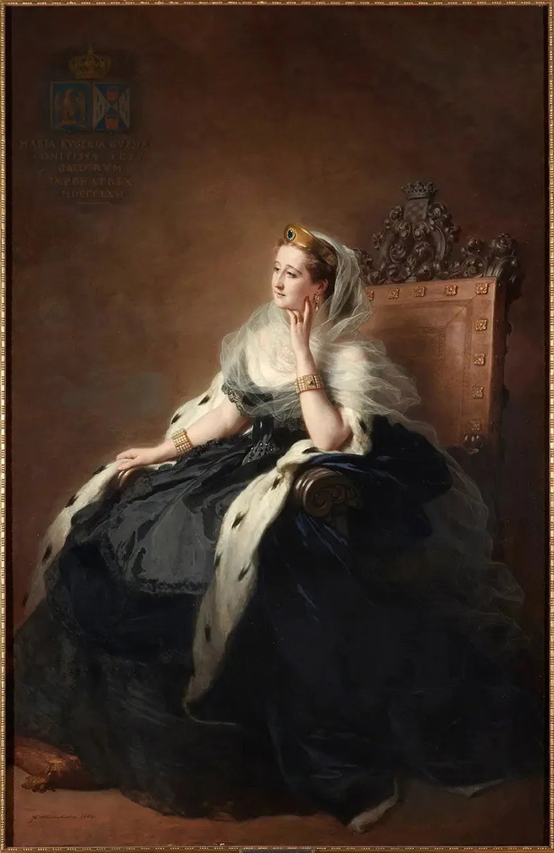 Kejsarinnan Eugénie i hovklänning - Franz Xaver Winterhalter