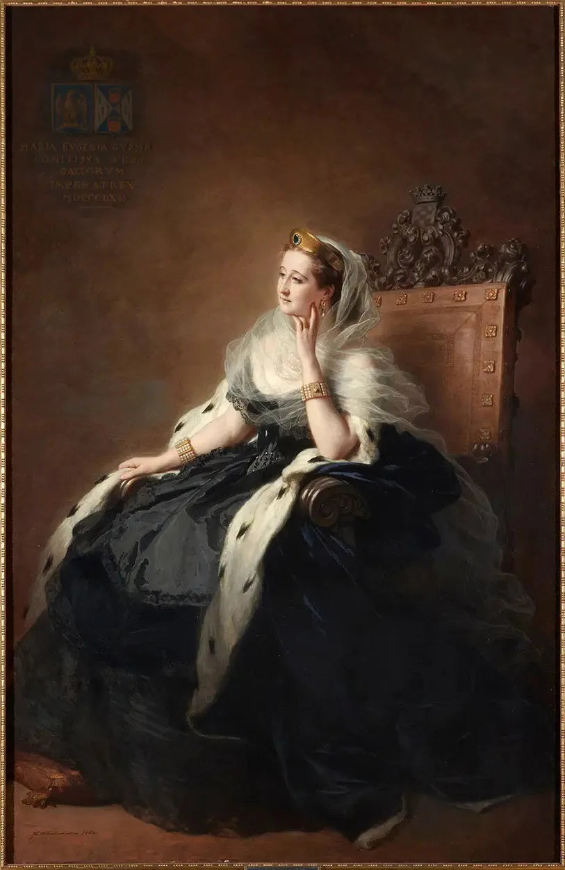Kejsarinnan Eugénie i hovklänning - Franz Xaver Winterhalter