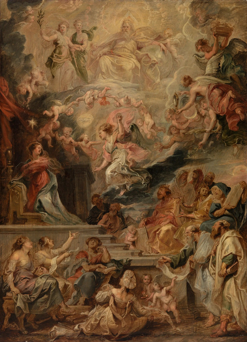 Inkarnationen som fullbordan av alla profetior - Peter Paul Rubens