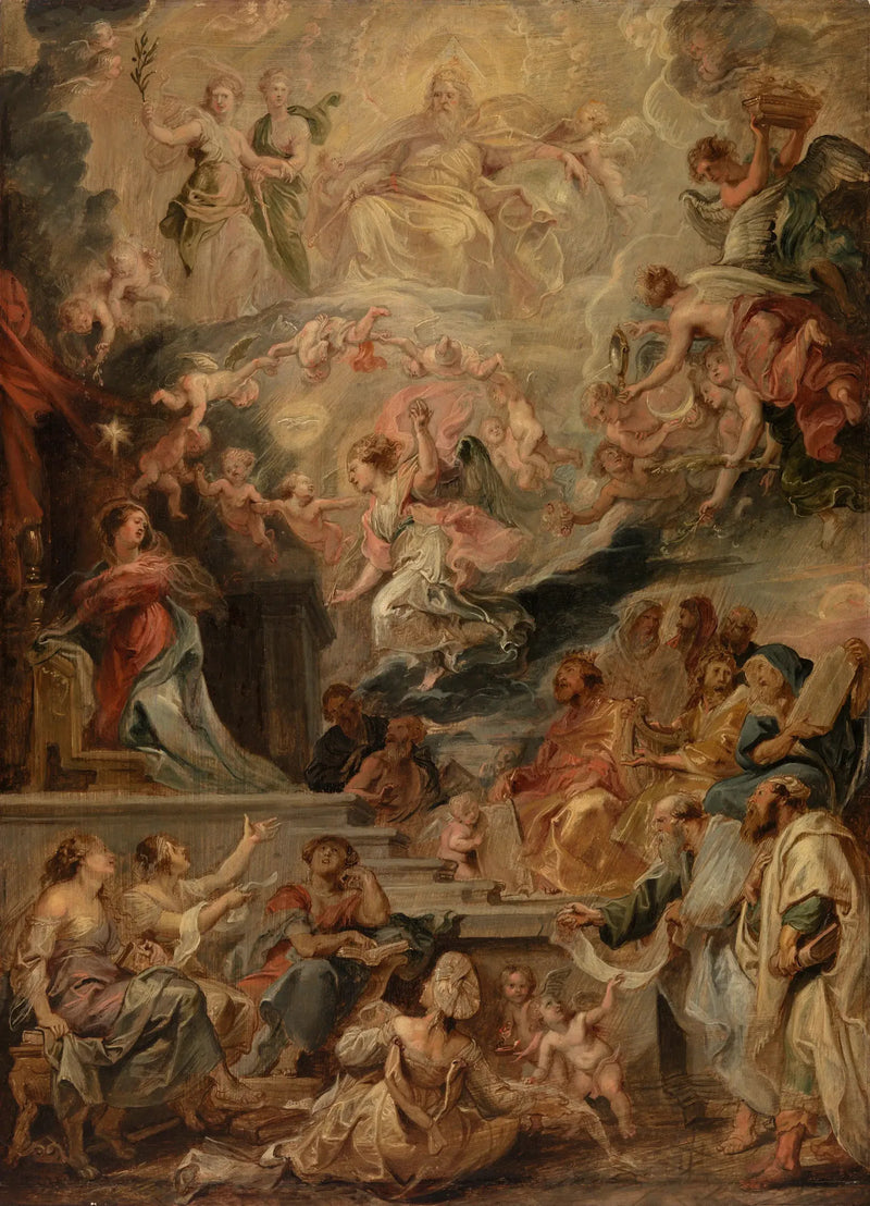 Inkarnationen som fullbordan av alla profetior - Peter Paul Rubens