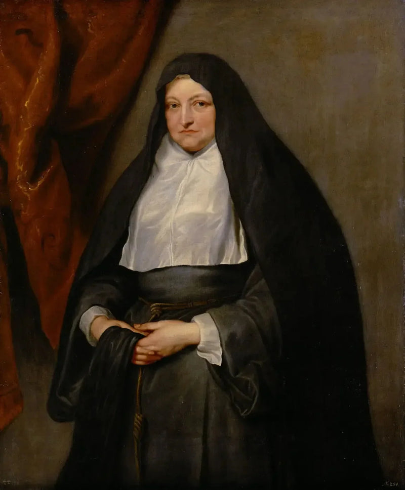 Infanta Isabelle Claire Eugénie av Österrike som nunna - Antoine van Dyck