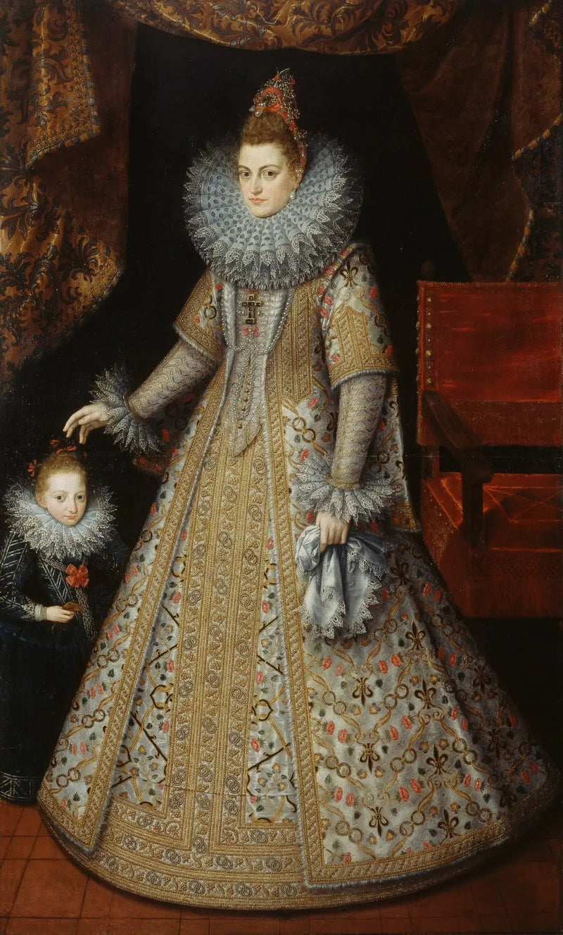 Infanta Isabelle Clara Eugenia (1566-1633), österrikisk ärkehertiginna - Frans Pourbus den yngre
