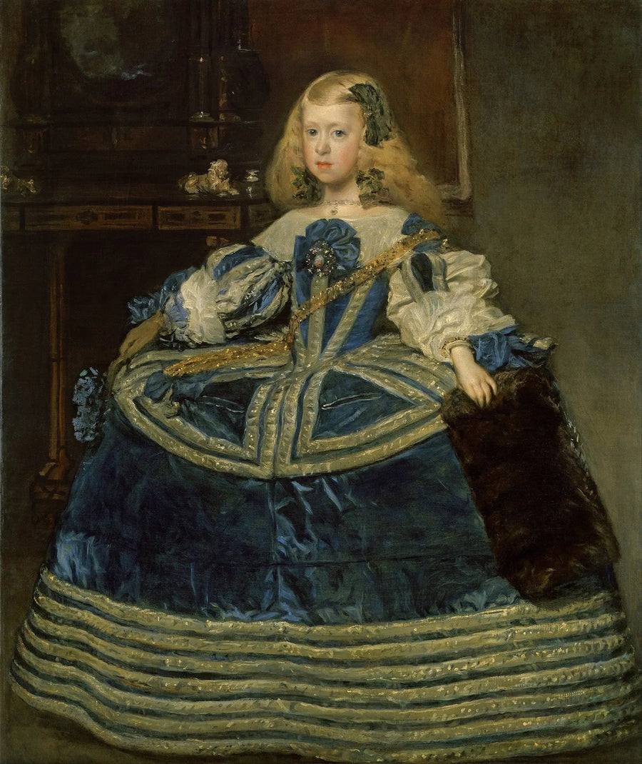 Infanta Marguerite i blått - Diego Velázquez
