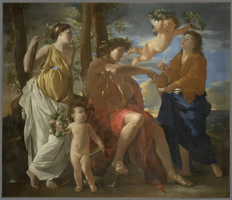 Poetens inspiration - Nicolas Poussin