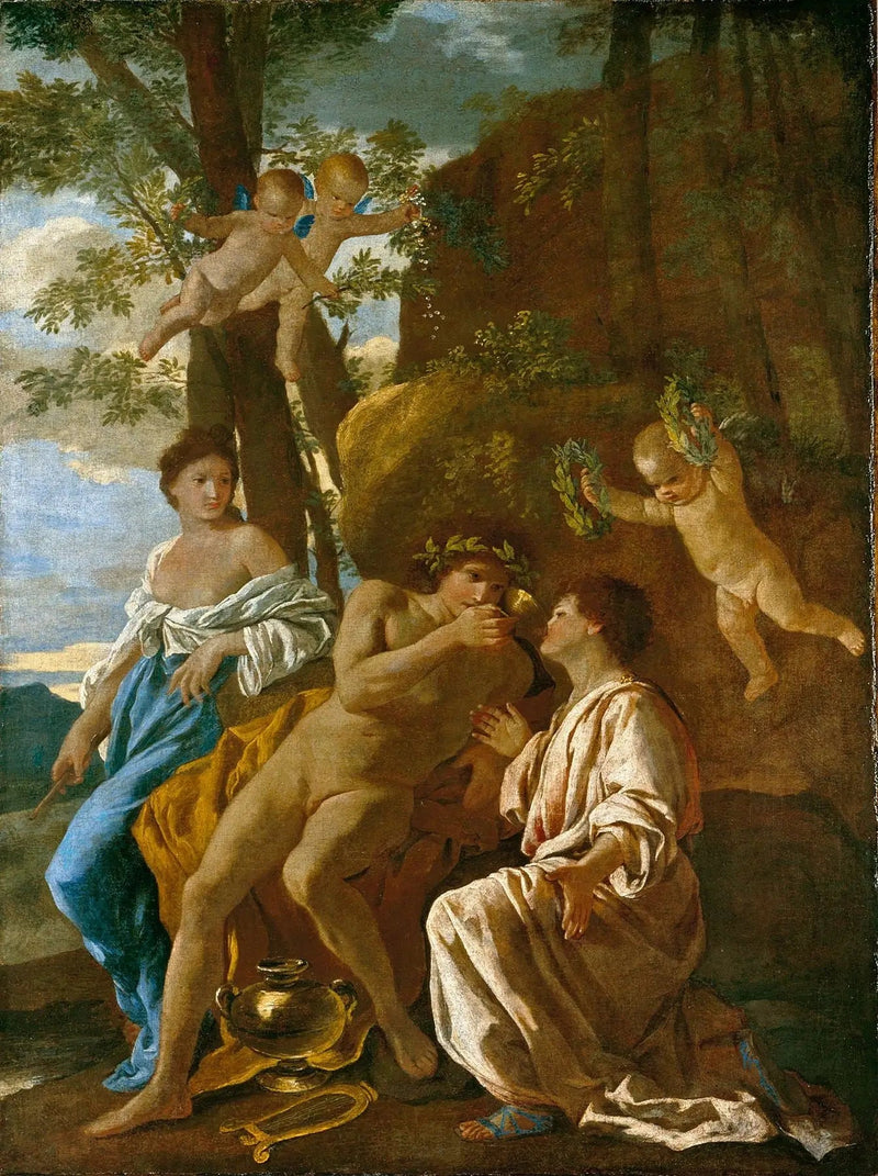 Poetens inspiration - Nicolas Poussin