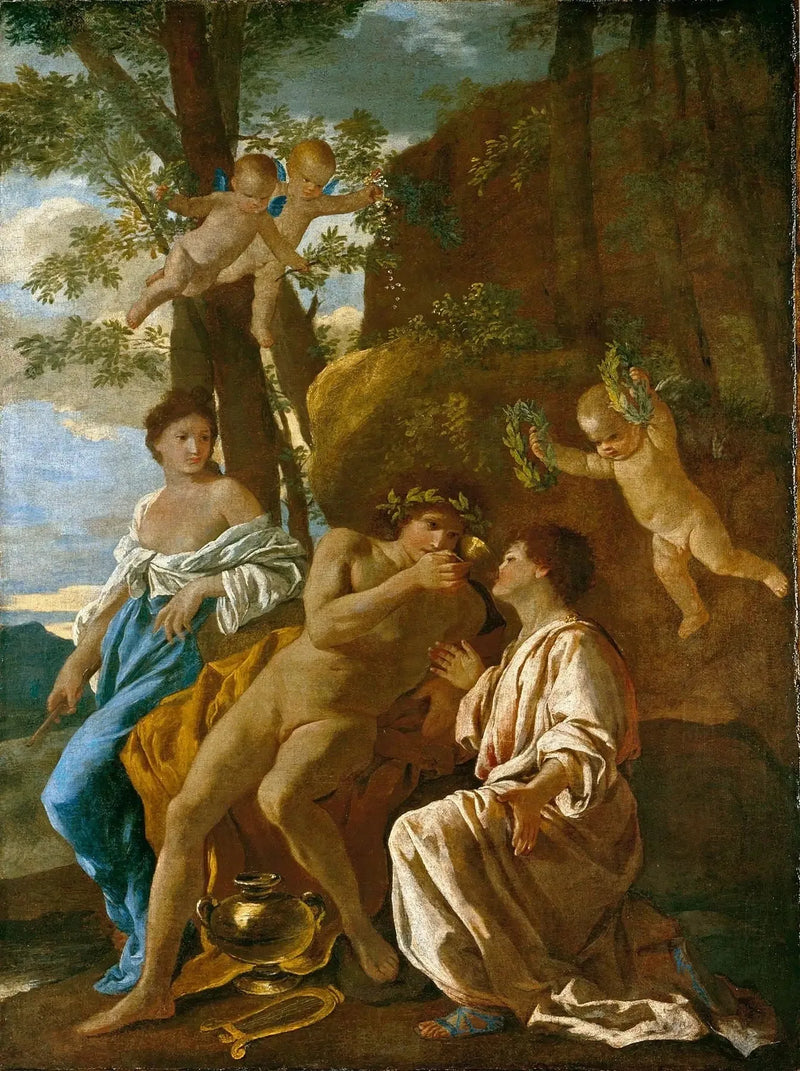 Poetens inspiration - Nicolas Poussin