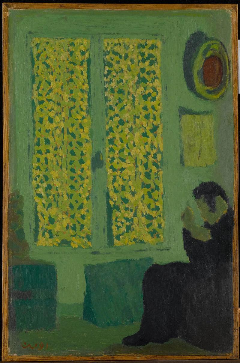 Den gröna interiören - Édouard Vuillard