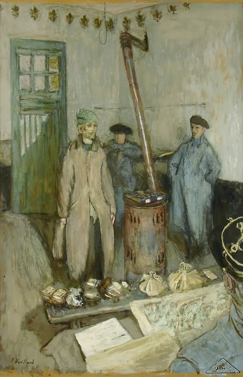 Förhör av fången - Édouard Vuillard