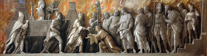Cybèles kultintroduktion i Rom - Andrea Mantegna