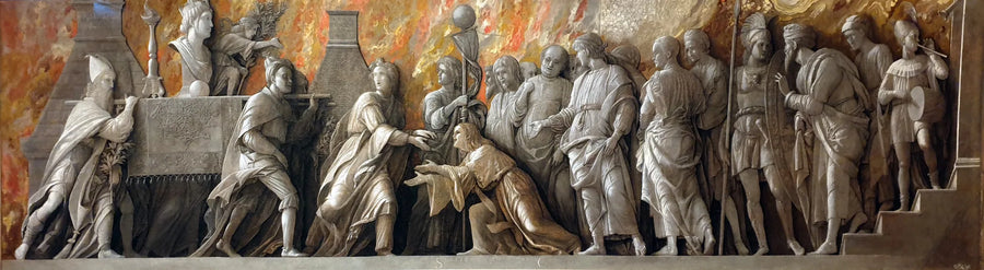 Cybèles kultintroduktion i Rom - Andrea Mantegna