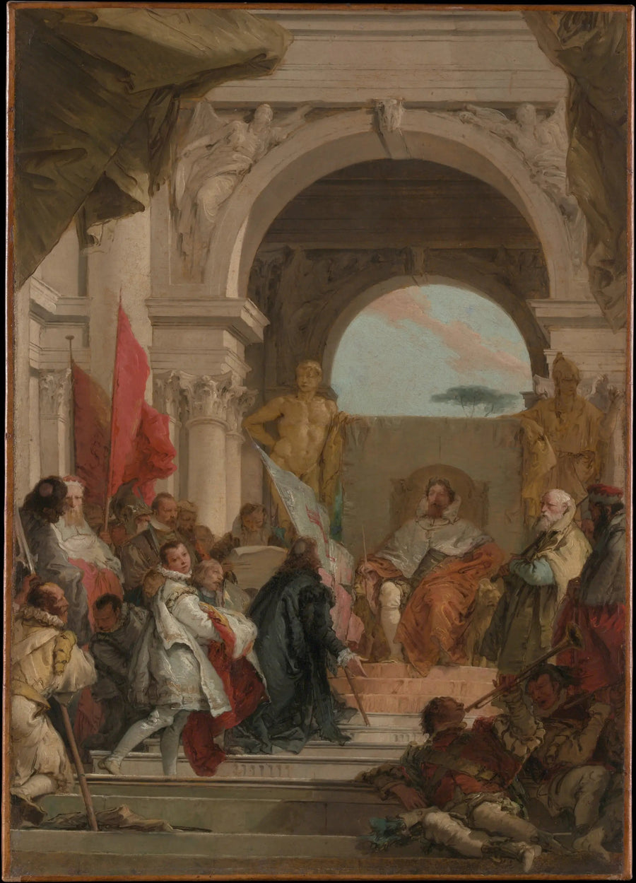 Biskop Harold invigning som hertigen av Franconia - Giovanni Battista Tiepolo