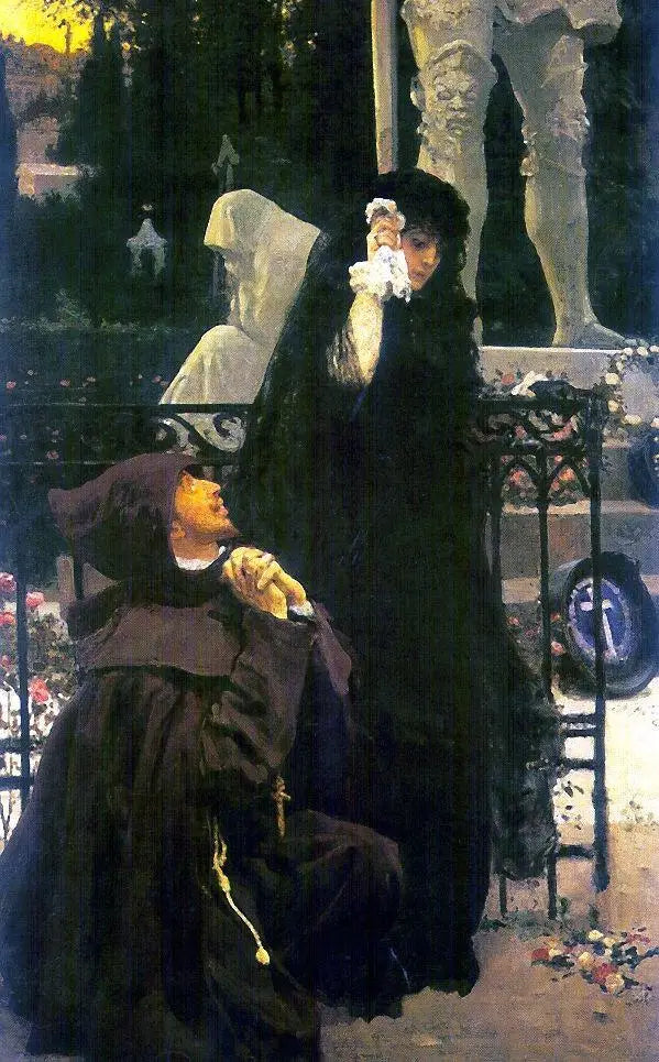 Stenens gäst. Don Juan och Doña Ana - Ilya Repin