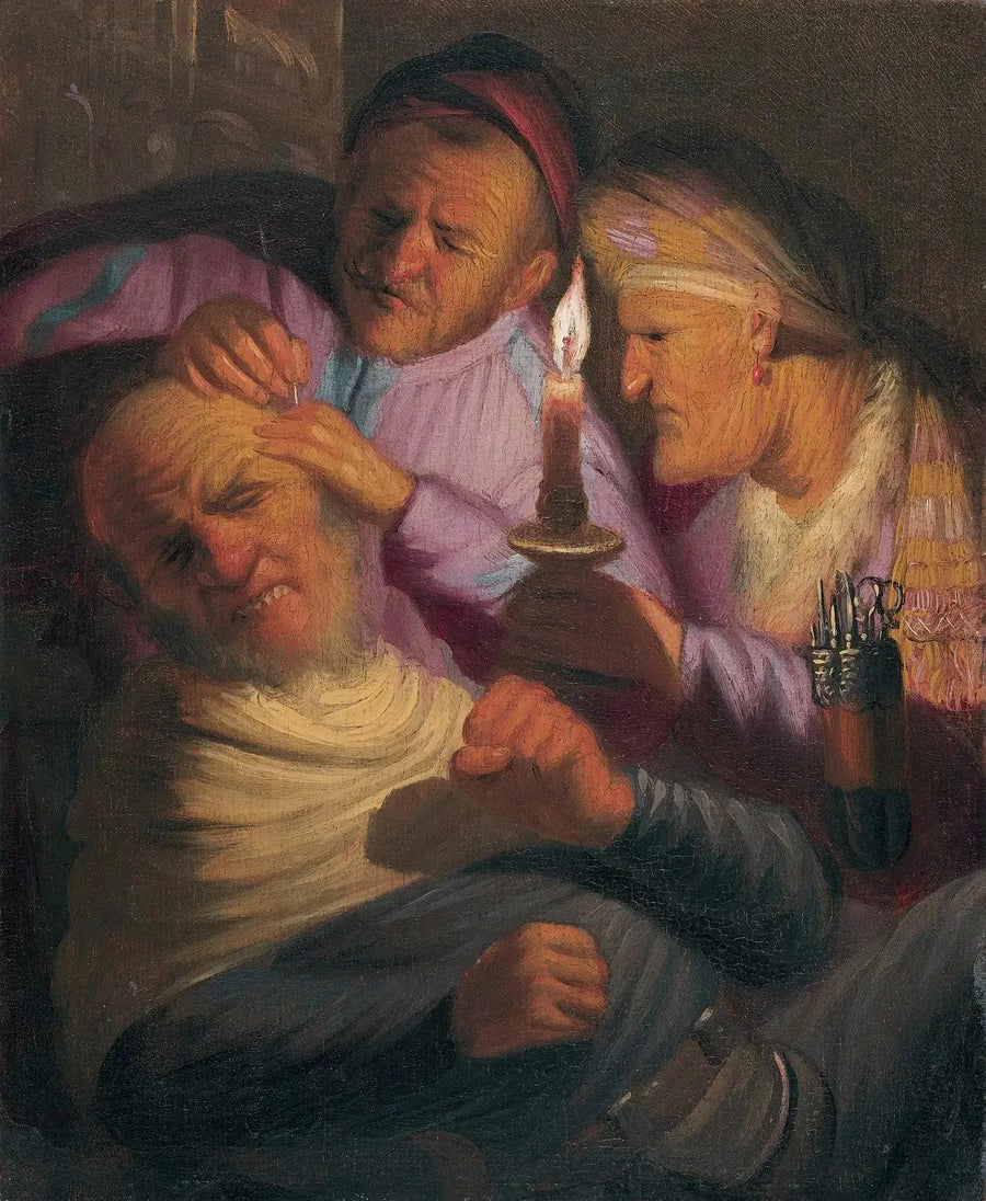 Operationen (Allegori av Beröring) - Rembrandt