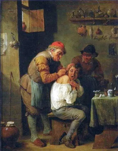 Operationen. - David Teniers den yngre