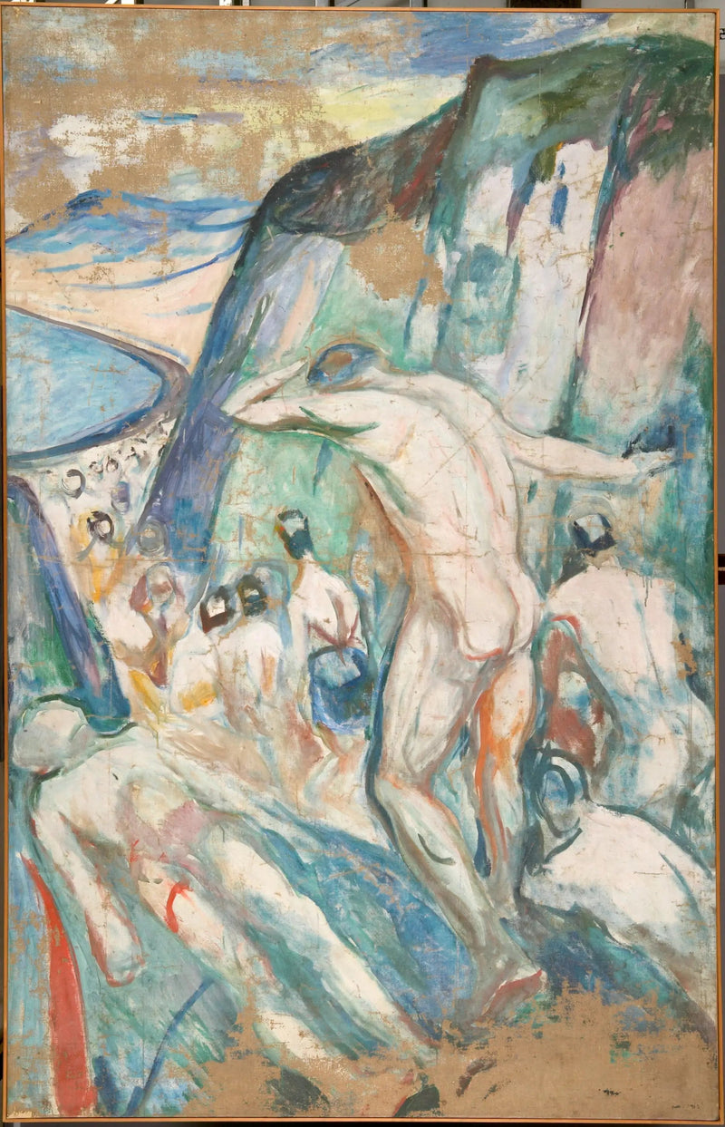 Stormen: högra delen - Edvard Munch
