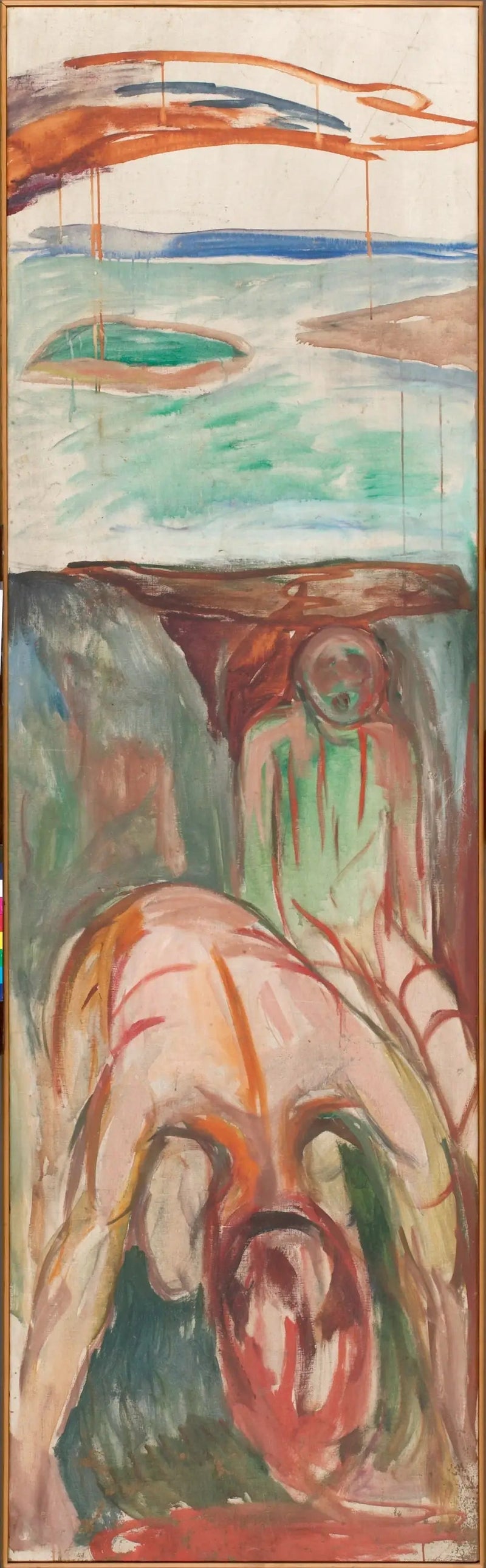 Stormen: högra mittdelen - Edvard Munch