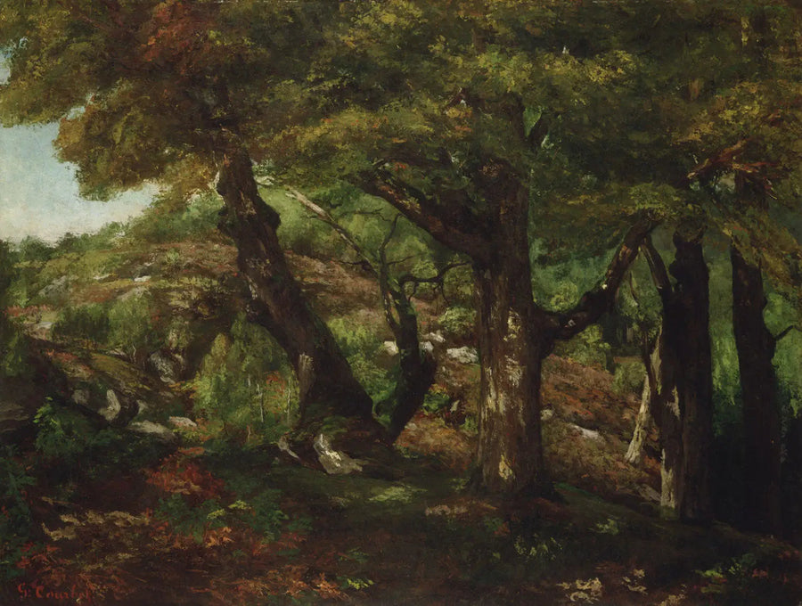 Skogsbrynet - Gustave Courbet