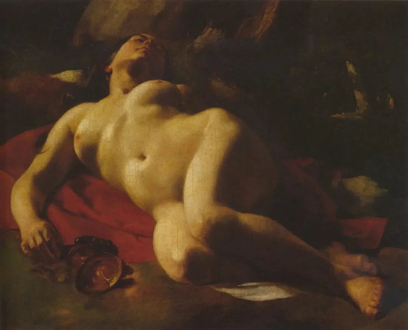 Bacchantinnan - Gustave Courbet