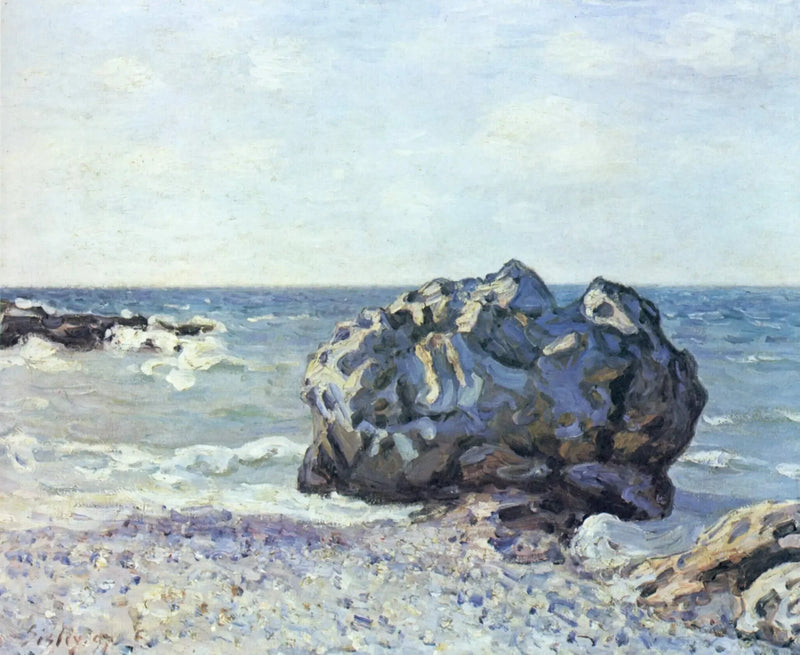 Langlandsviken, Storrs klippa, Morgon - Alfred Sisley