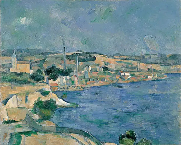 Marseillebukten, med utsikt över byn Saint-Henri nära l'Estaque - Paul Cézanne