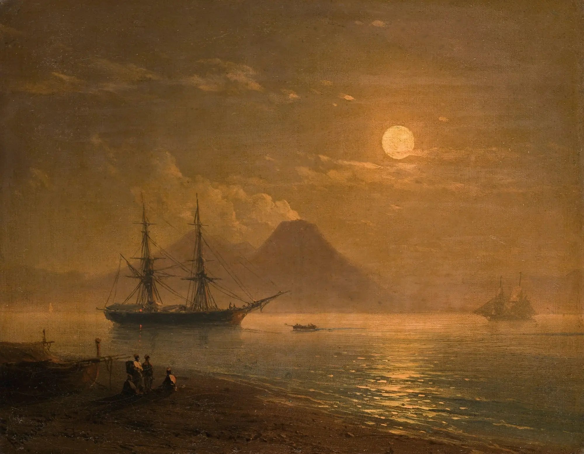 La baie de Naples. - Ivan Aïvazovski - Alpha Reproduction