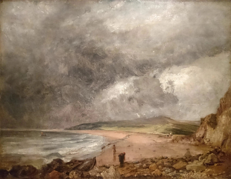 Weymouths bukta inför stormen - John Constable