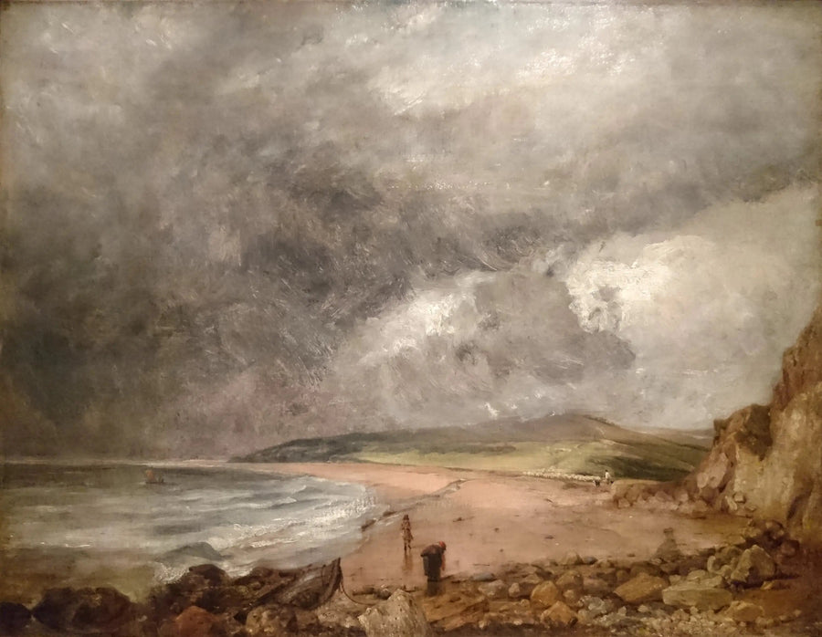 Weymouths bukta inför stormen - John Constable