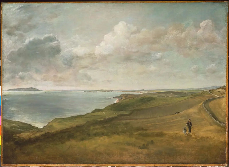 Weymouthbukten från Downs ovanför Osmington Mills - John Constable