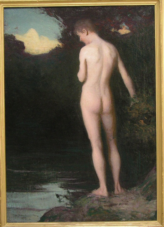 La Badhusflickan - Frank Weston Benson