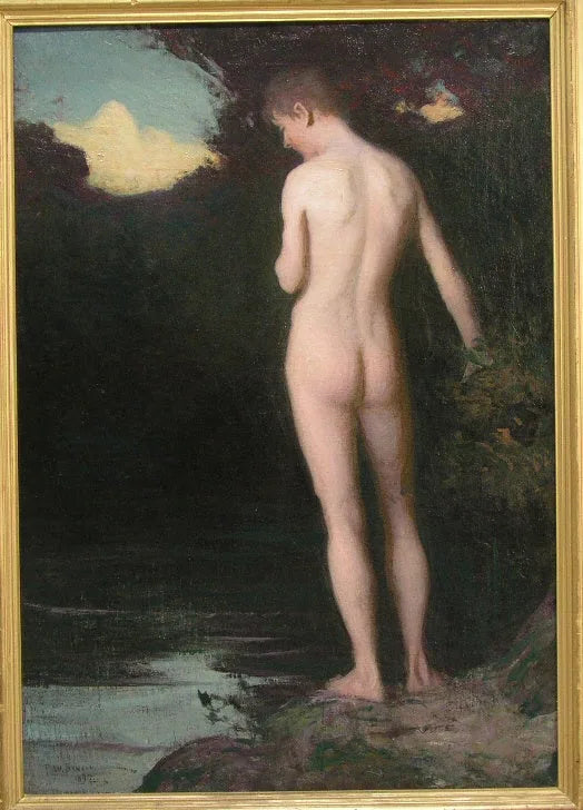 La Badhusflickan - Frank Weston Benson
