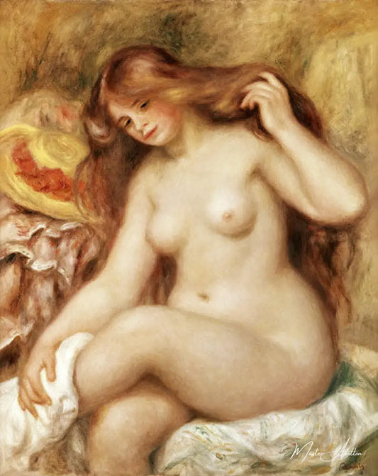 La baigneuse - Pierre-Auguste Renoir - Reproductions de tableaux et peintures haut de gamme