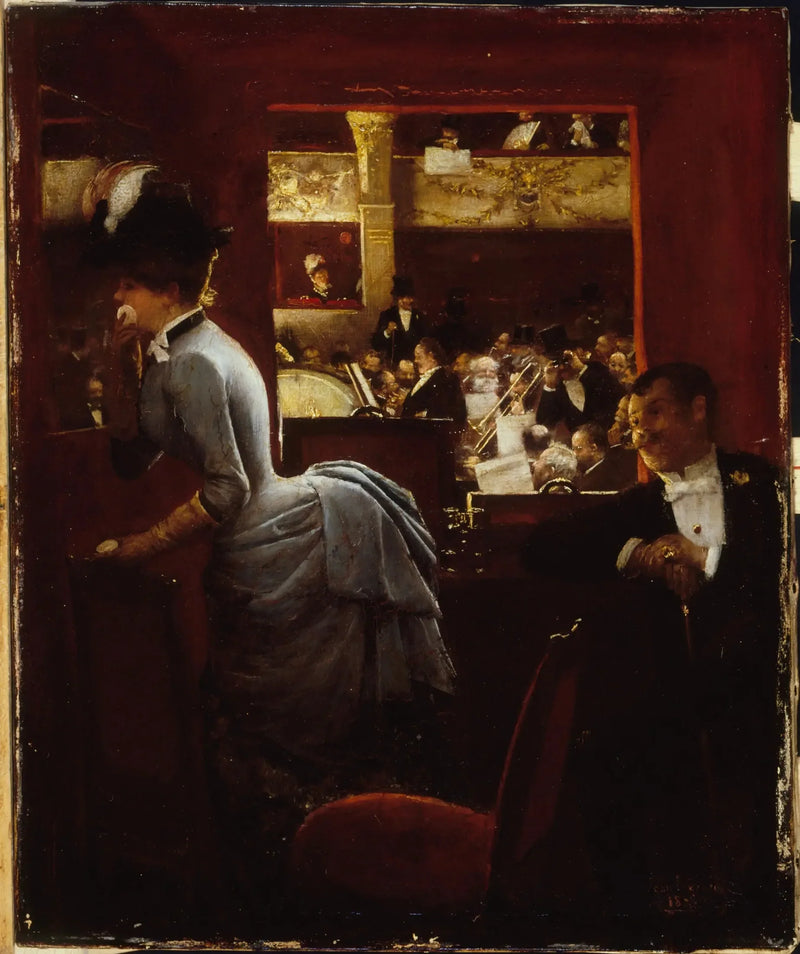 Badkaret, på Variététeatern - Jean Béraud