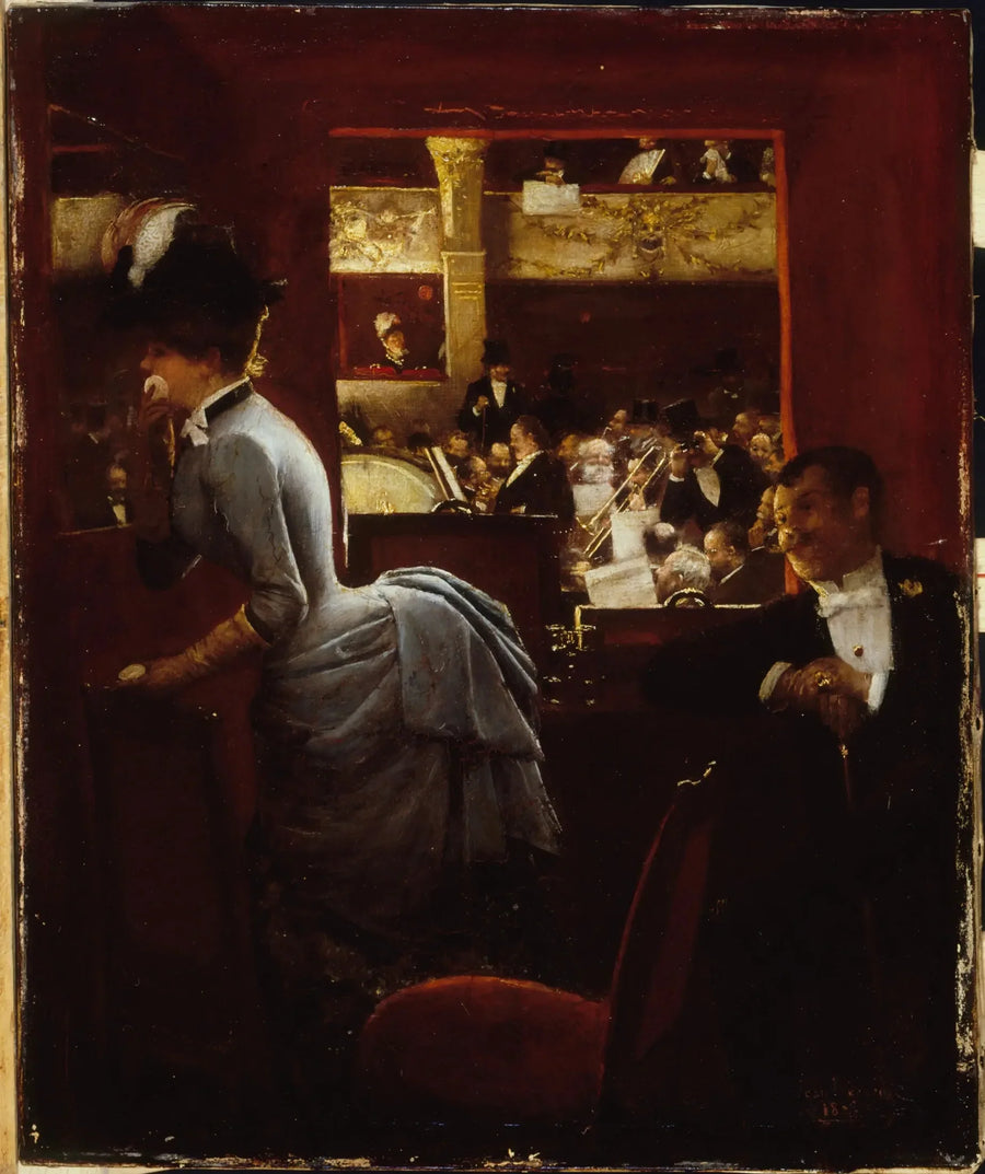 Badkaret, på Variététeatern - Jean Béraud